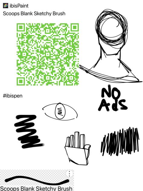 Scoops Blank Sketching Brush