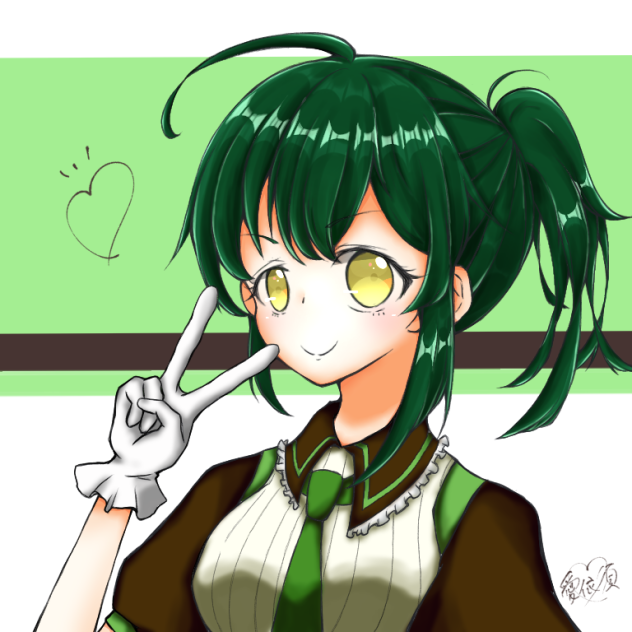 抹茶チョコレートさん【フリーアイコン】