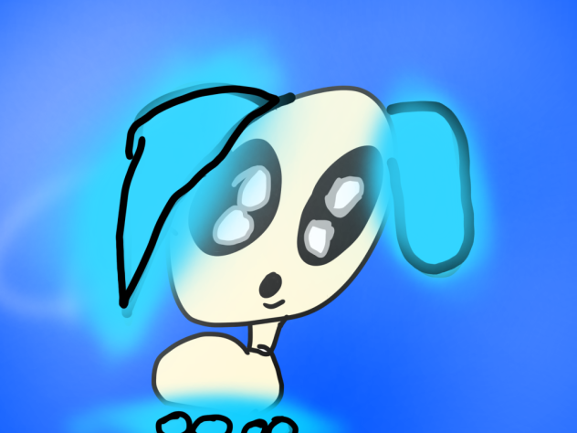 Neon dog