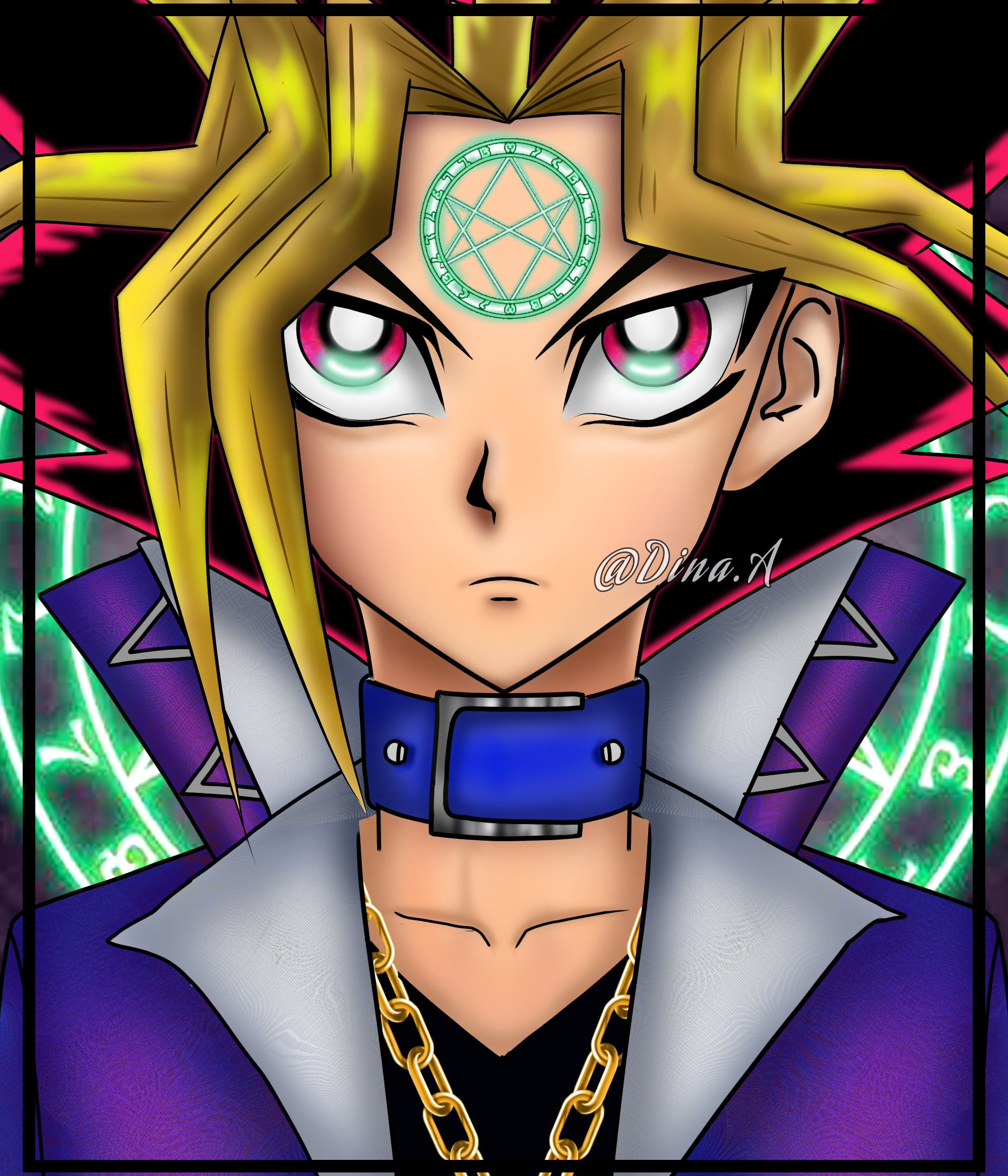 Pharaoh Atem (yami yugi ) - ibisPaint