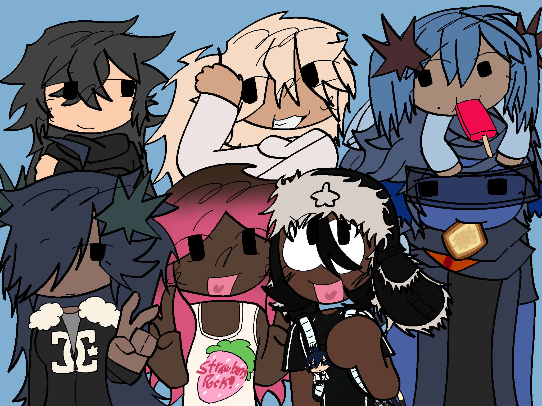 ermmm all my main ocs - ibisPaint