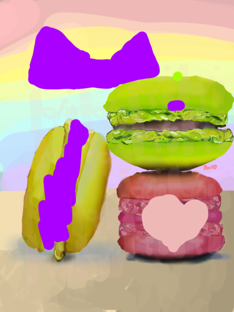 I let my cousin draw on my art