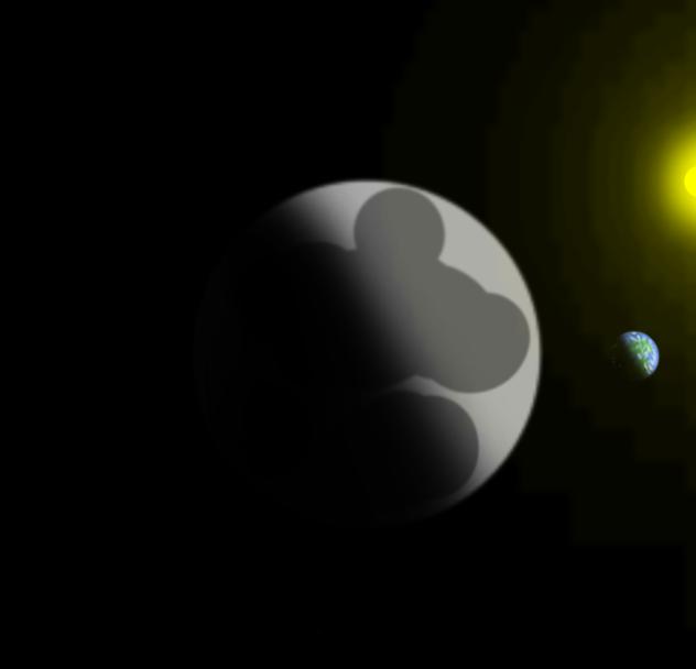 🌖 moon and 🌍 - ibisPaint