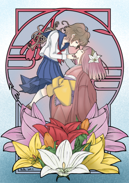 線画塗らせていただきました。