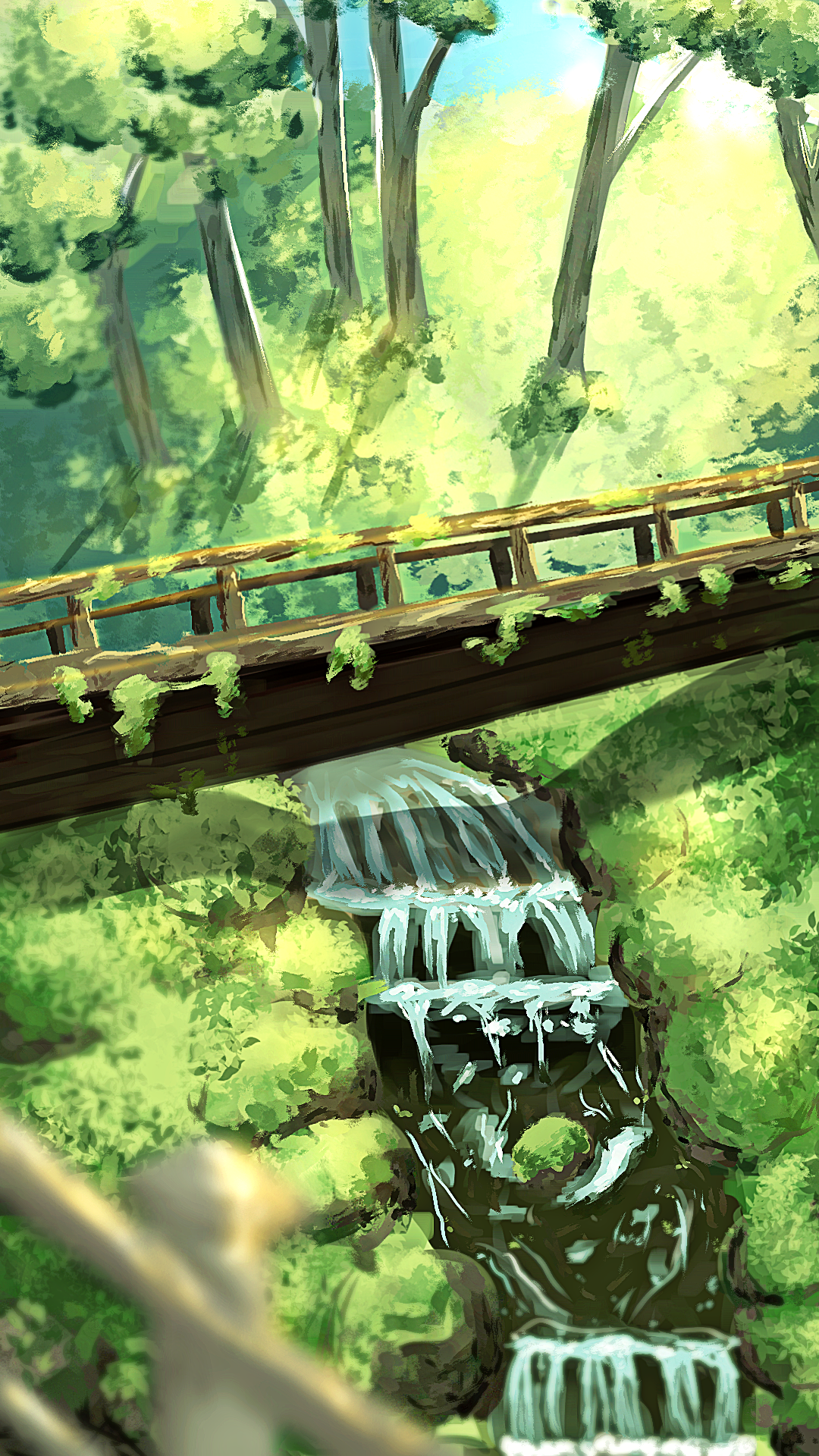 One day, I want to walk through a forest - ibisPaint