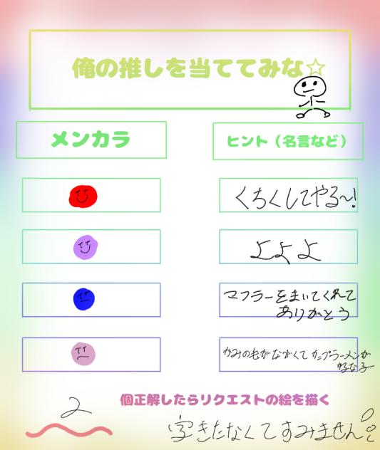 当てて～