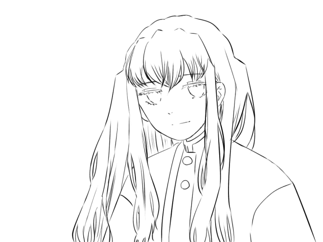 無一郎線画
