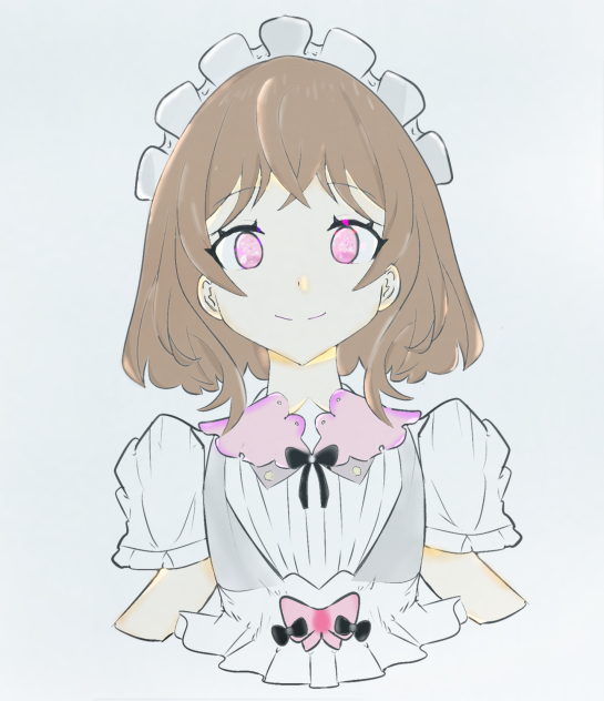塗り絵した(メイド)