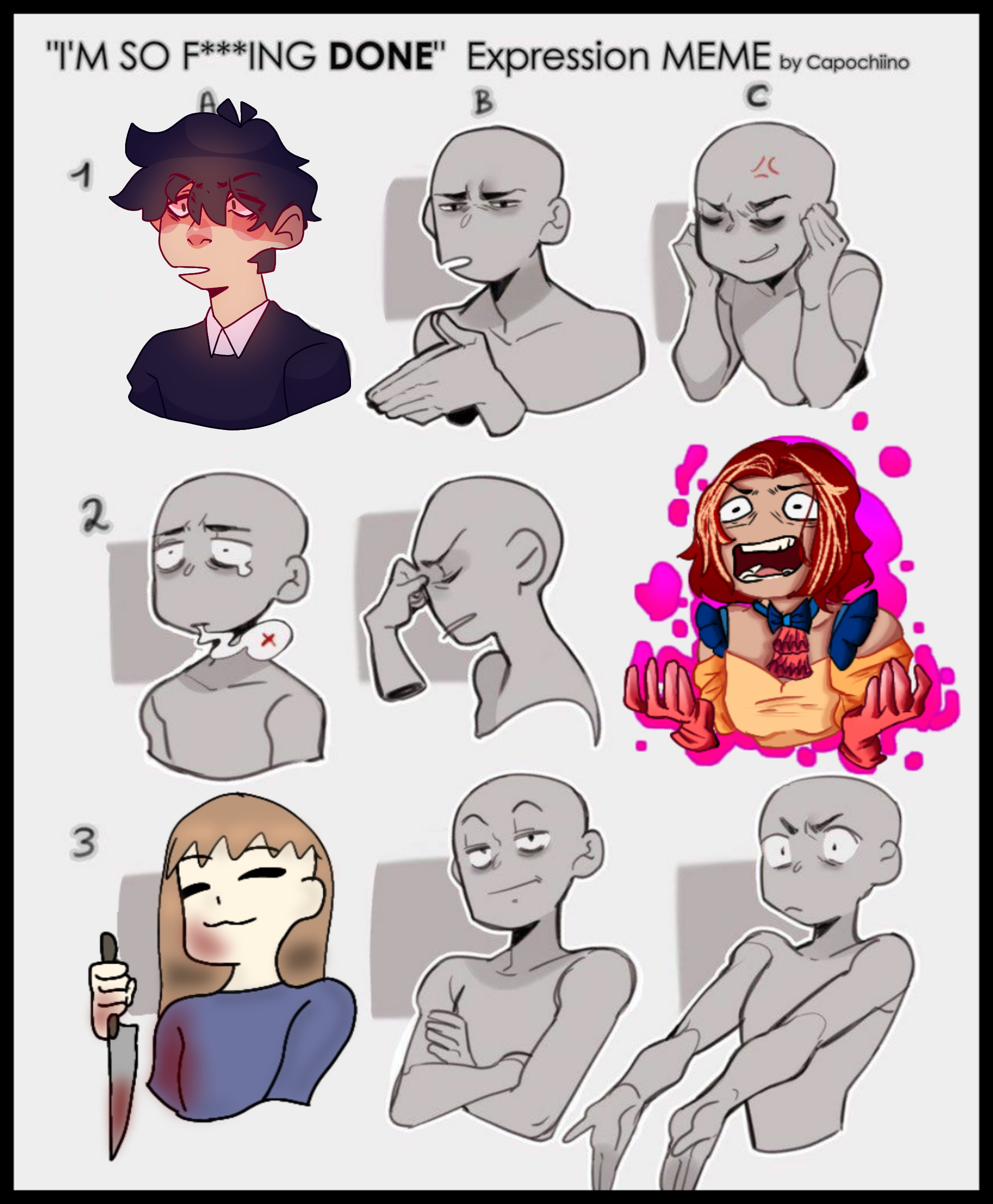 Expression Meme Collab Ibispaint