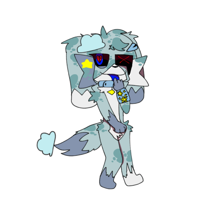 my other furrsona!(ref sheet)