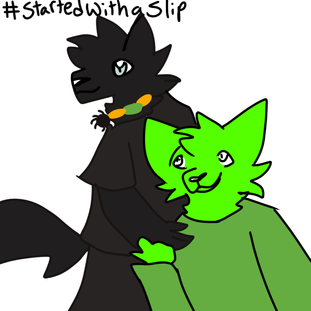 art entry #startedwithaslip comic