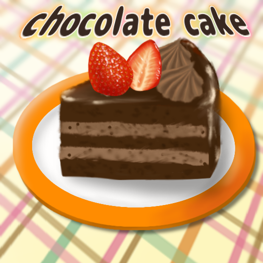 birthday chocolate cake 🍰 - ibisPaint