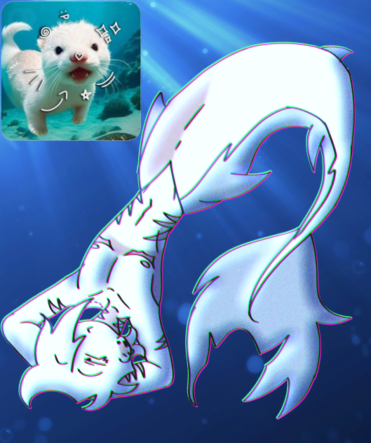 mermay❔ why not 😍🦈