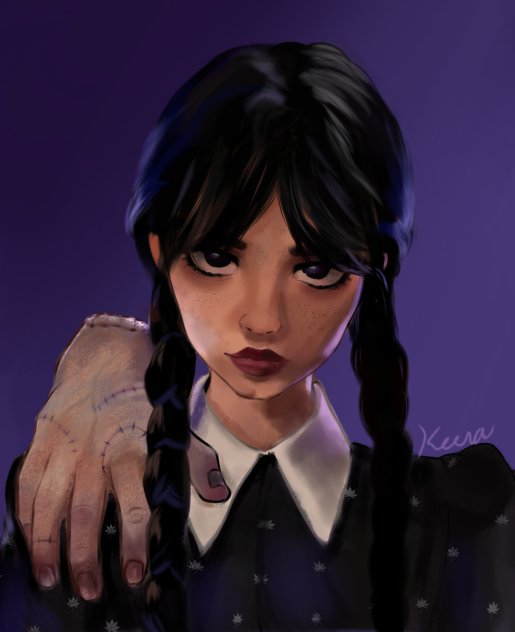 Wednesday fanart