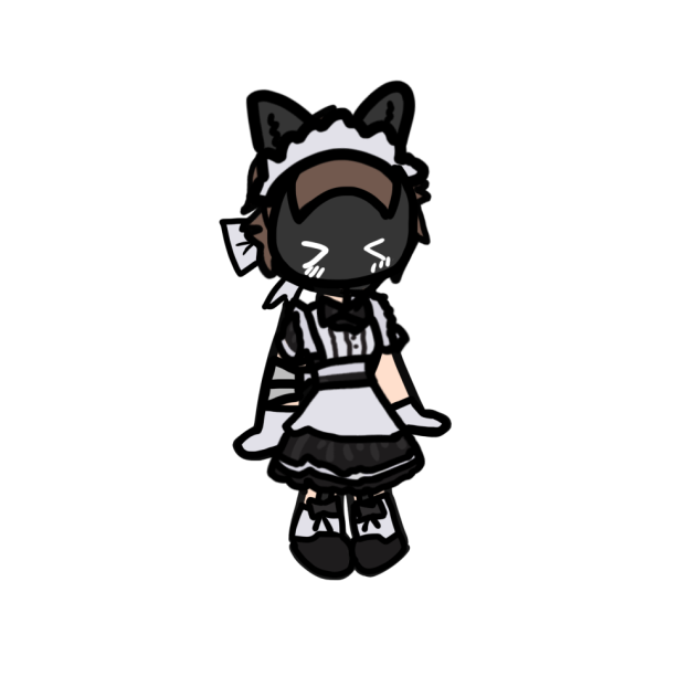Cute maid blush I think lol