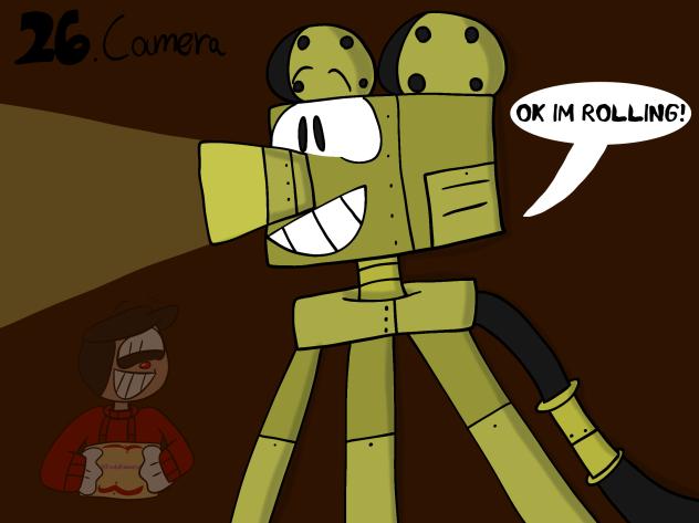 Inktober 2024 day 26. Camera