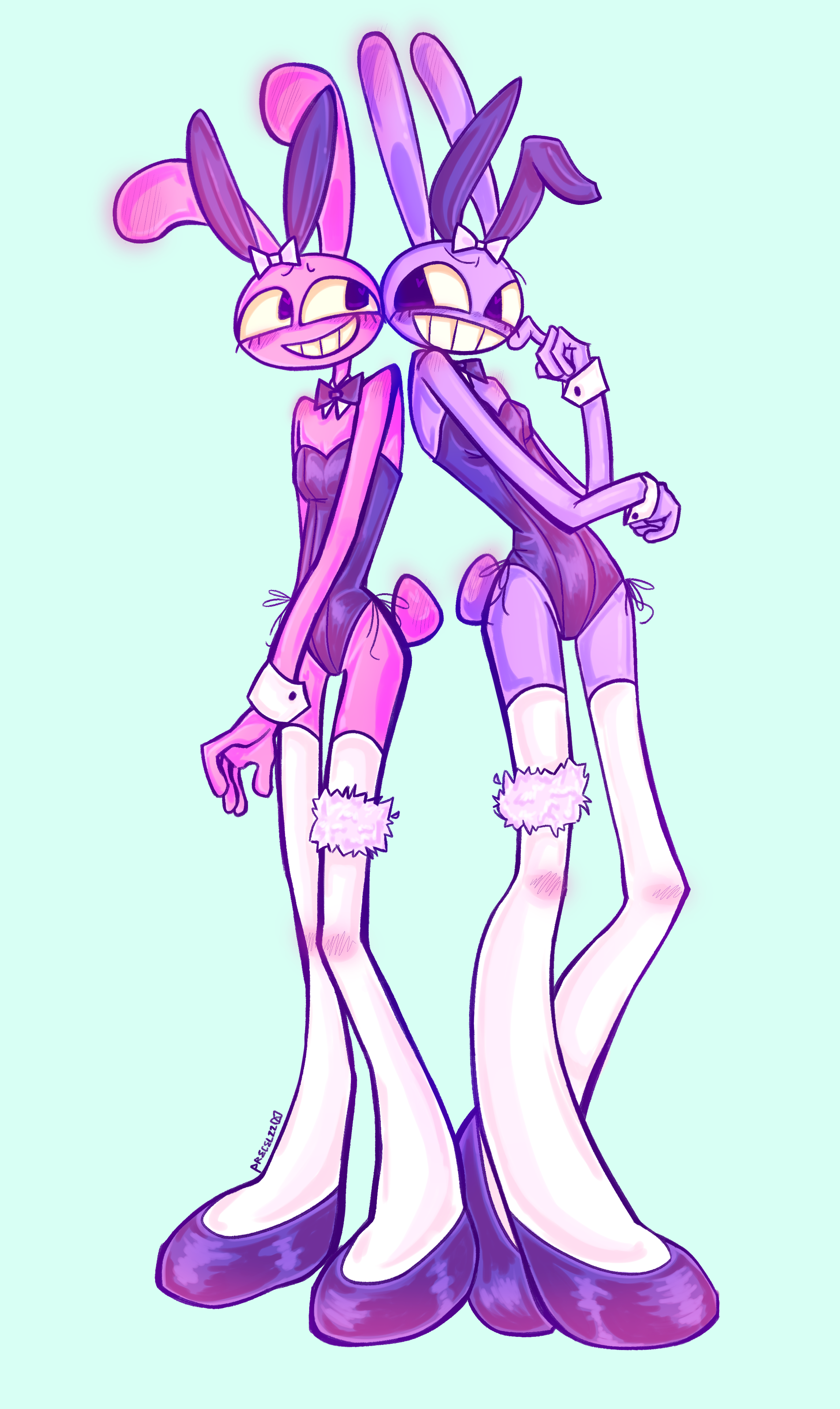 🐰 🐰 ❤️💜 - ibisPaint