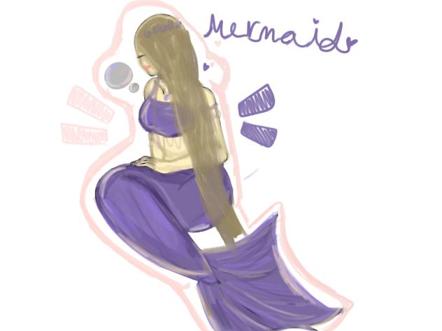 Delicate mermaid 🧜‍♀️ !!