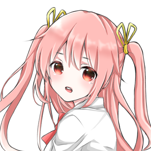 さっちーさんの線画塗らせていただきました(^ ^)