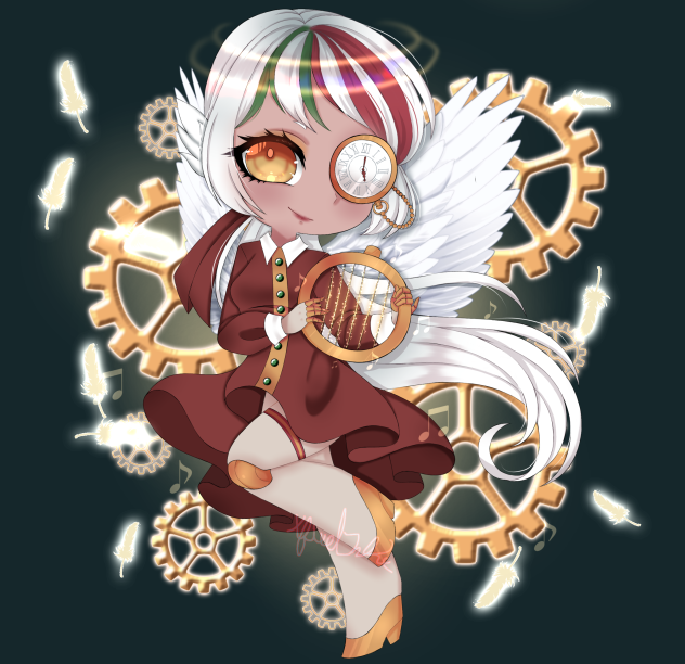 Christmas Clockwork Angel - ibisPaint