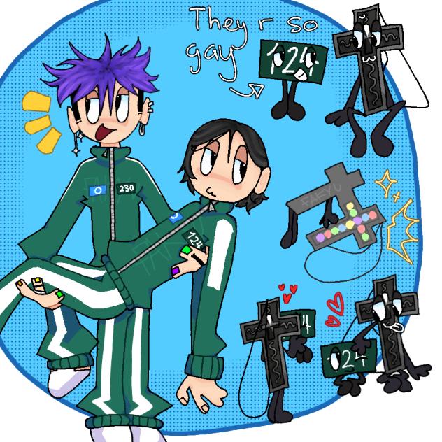 Squid gay and osc collab ig