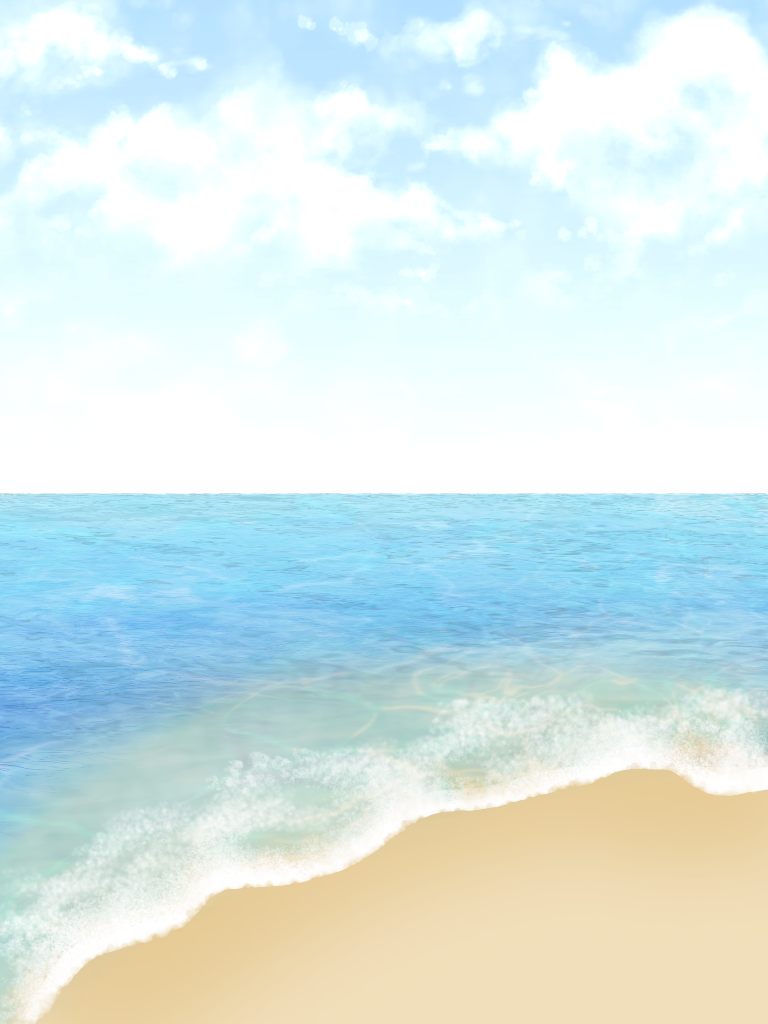 背景 波打ち際 Ibispaint