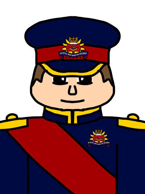 A Canadian Westminster RWR Officer