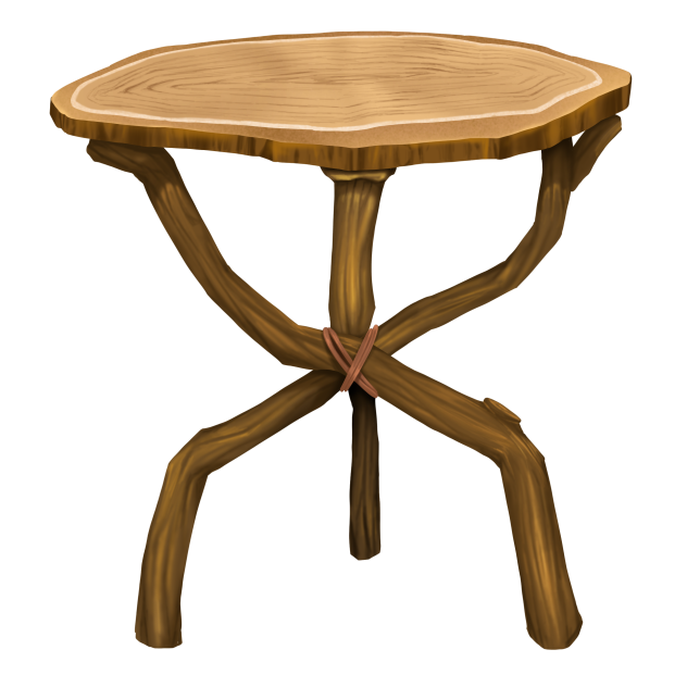 wooden table