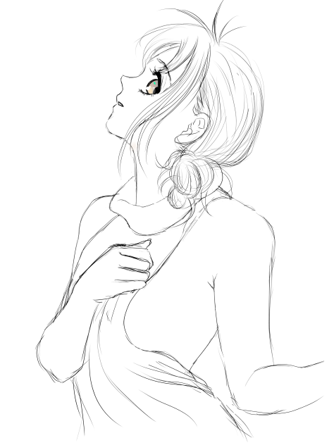 💋童貞殺しセーター❤️はお好き❓ -線画Ver.-
