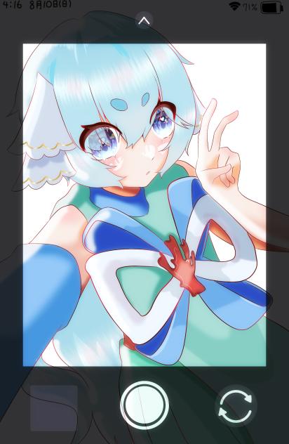 #蘭と色塗りしたよ