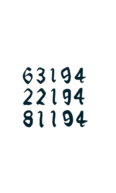 The big 3 numbers tattoo