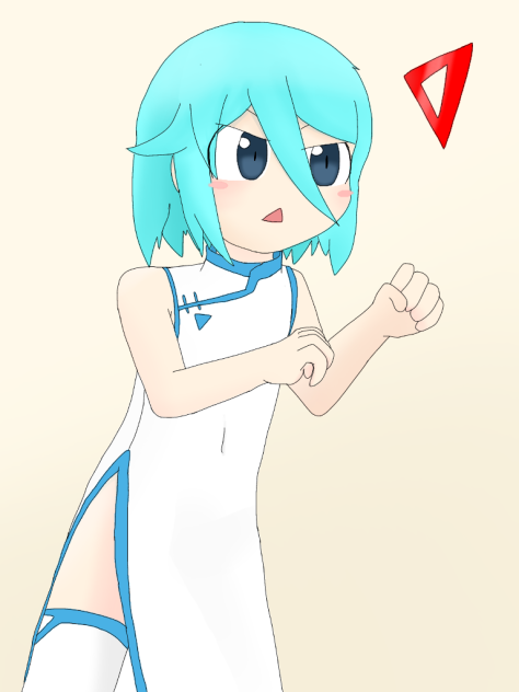 【オリキャラ】お題 チャイナドレス【ロウェイ】