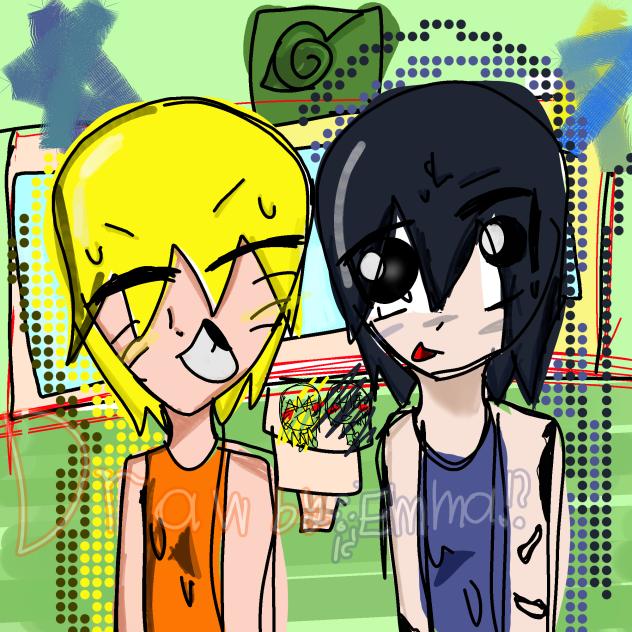 naruto y sasuke - ibisPaint