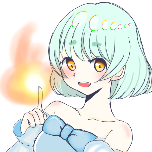 蝋燭の少女。