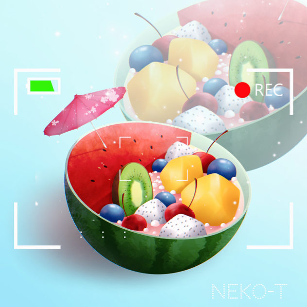 Fruit-speedpaint-ibis drawing