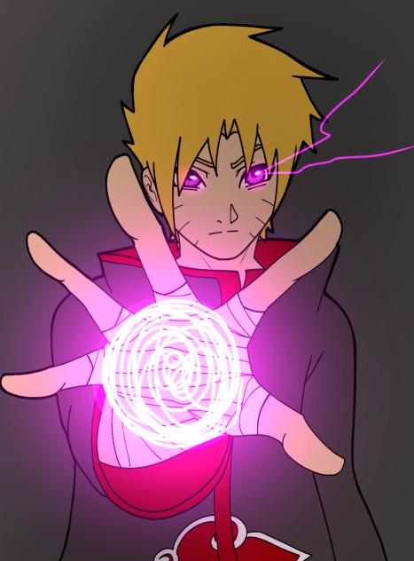 evil naruto with Psycho power