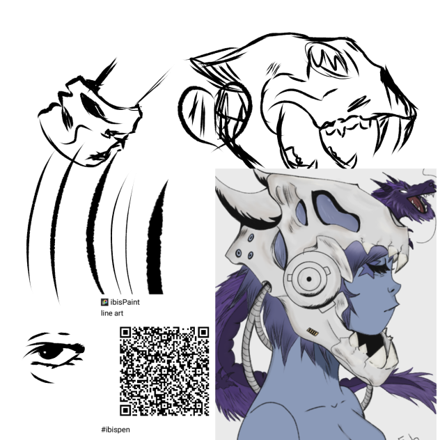 line art brush