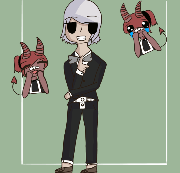 my boi Rocky in a suit