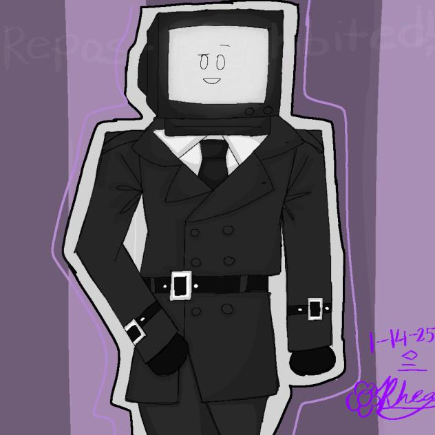 -(Normal looking TV man....)-