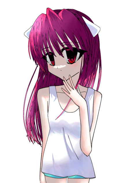 Elfen liedのルーシー描いてみた