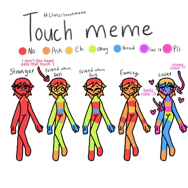 clutzs touch meme entry!