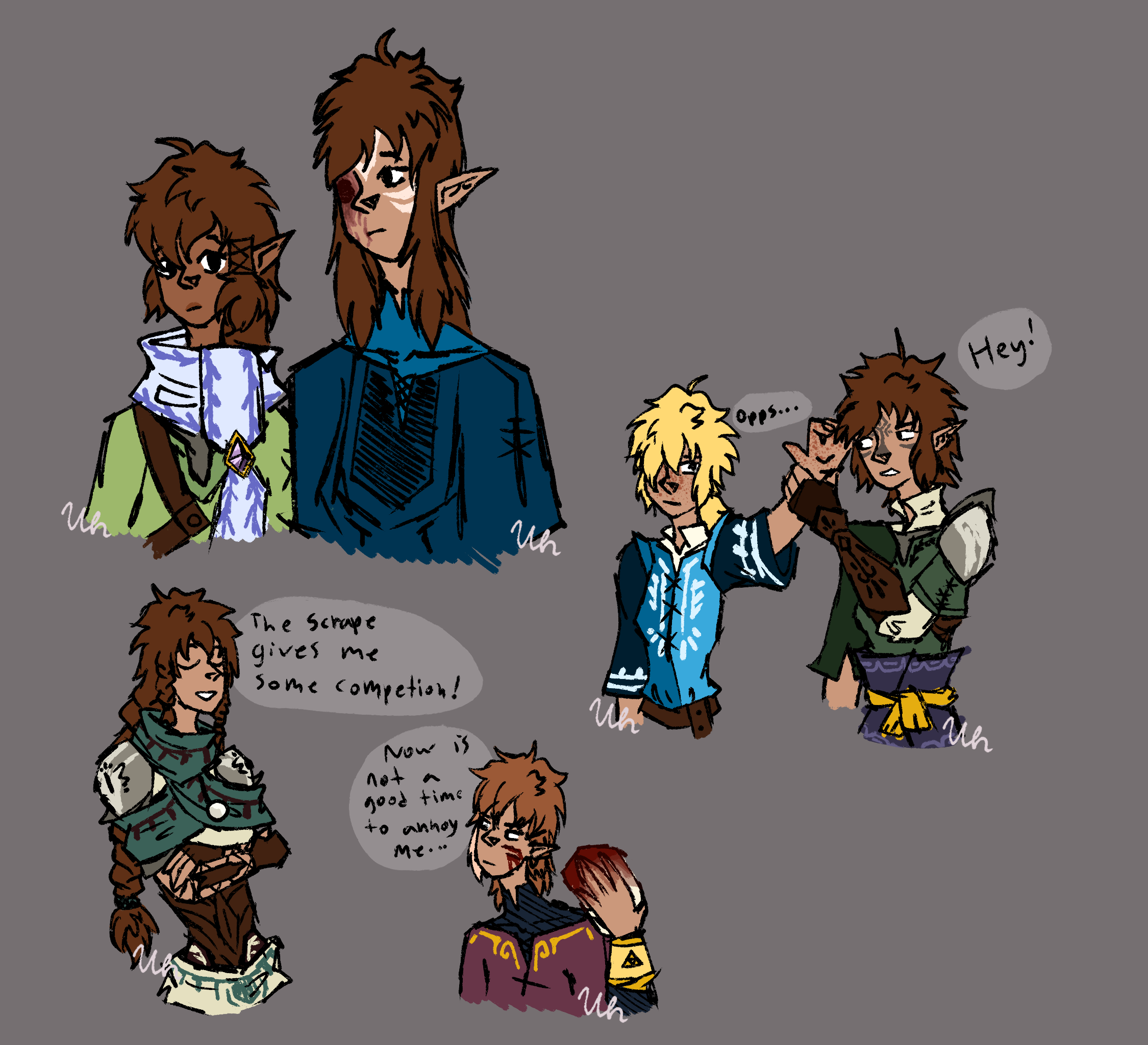 Rays of hope characters - ibisPaint