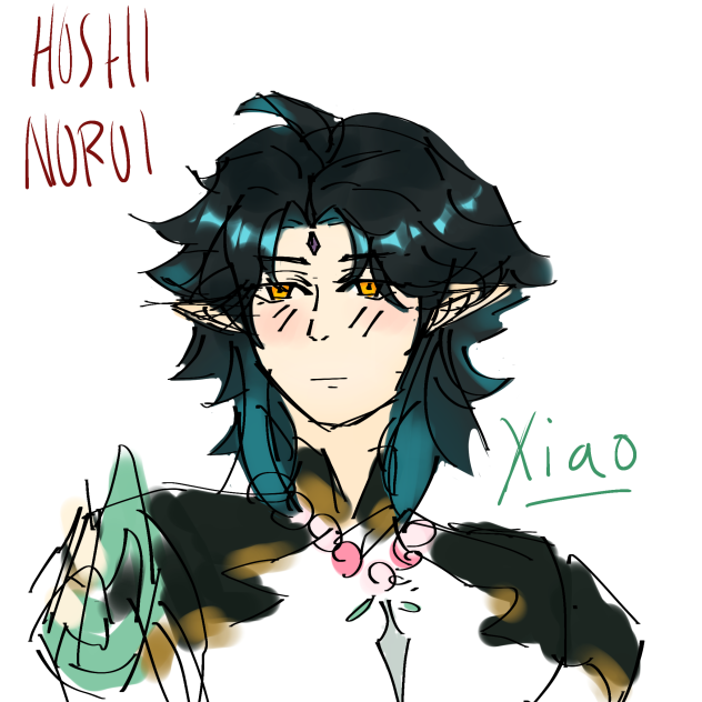 Drawing Xiao from memory . . FOR FUN - ibisPaint