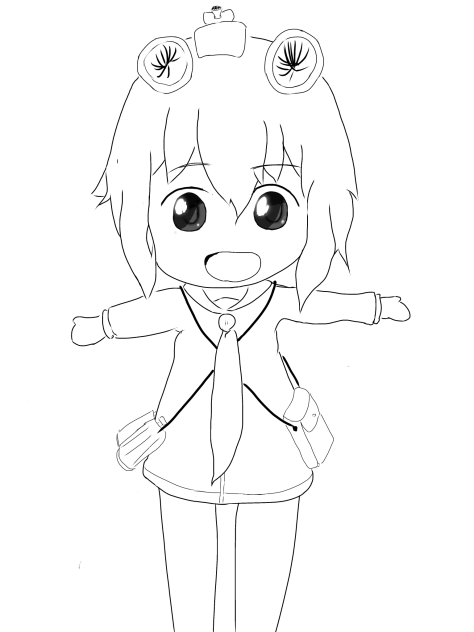 創作漫画用立ち絵