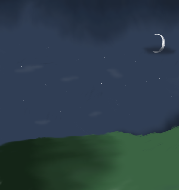 The moon - ibisPaint