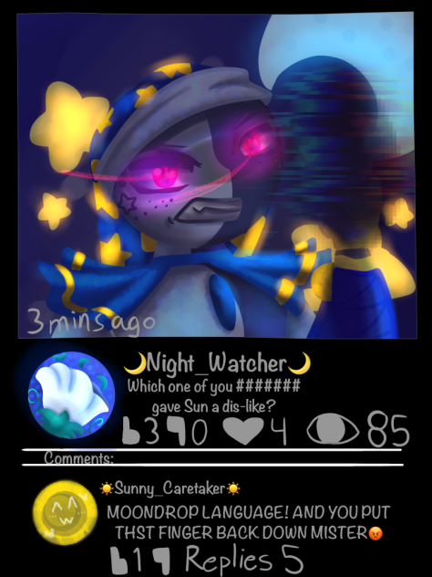 Moon joins the chat! (Pt. 2)