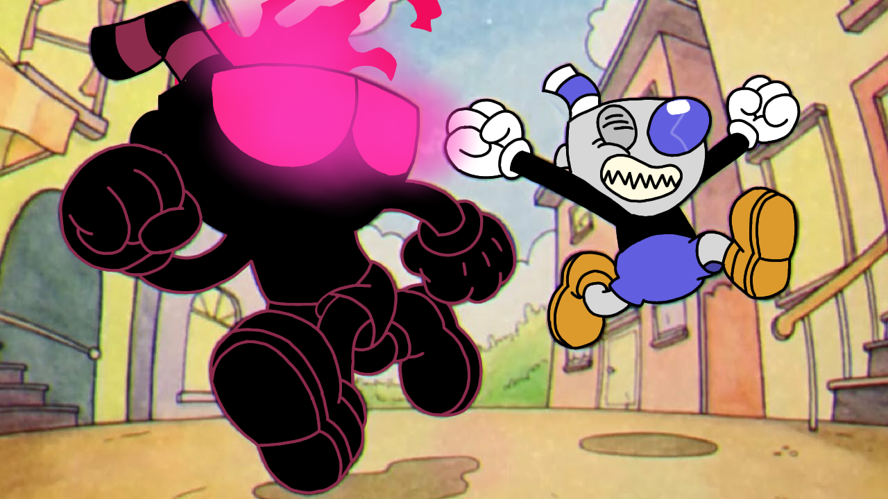 Nightmare Cuphead y Mugman Evil 5 ibisPaint