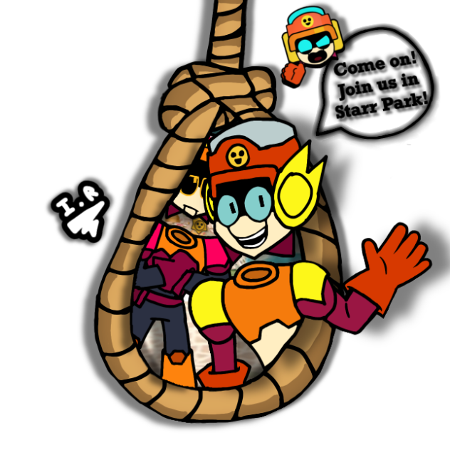 Larry and Lawire meme fanart