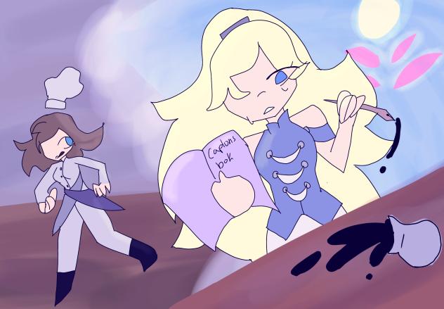The ship is flooding because of Luna.