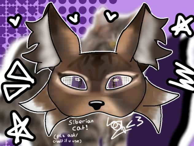 SIBERIAN CAT THERIAN MASK!!!